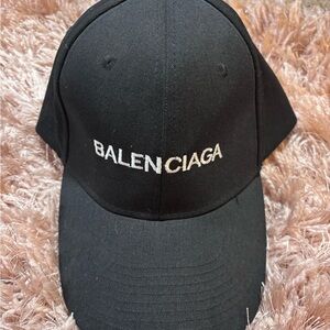 Balenciaga Black Logo Hat
